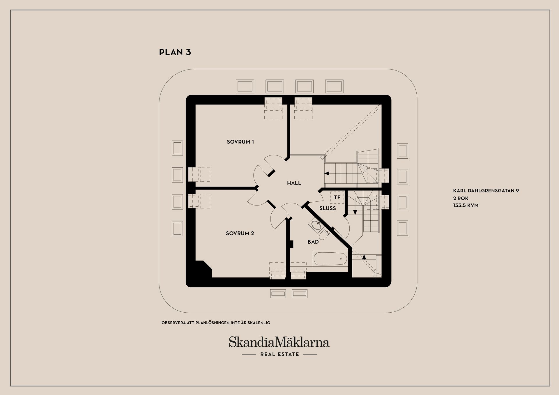 Bostadsrätt, Karl Dahlgrensgatan 9, Kanberget, Linköping