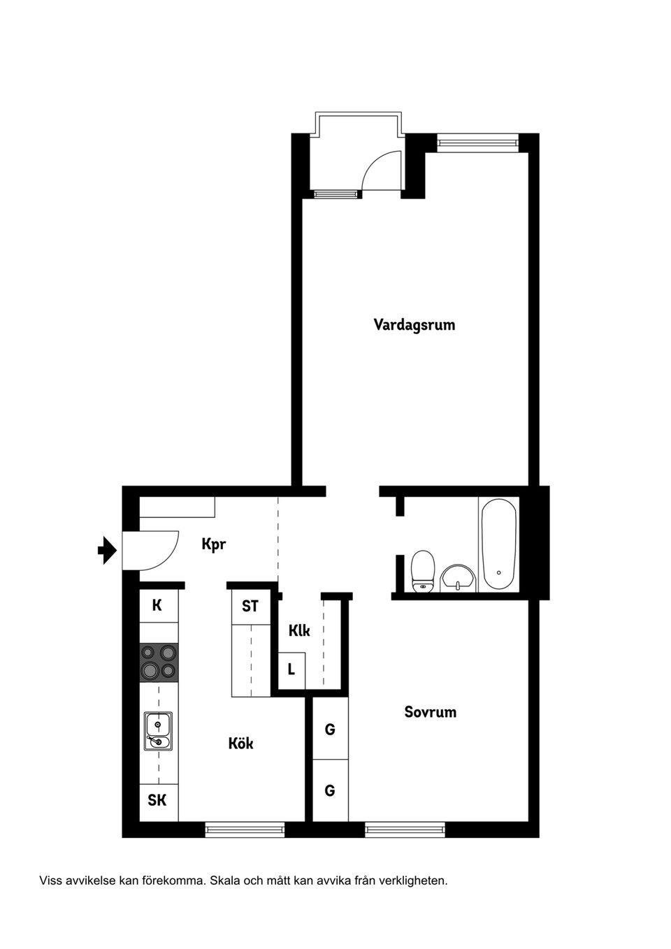 Bostadsrätt, Humlegårdsvägen 31, Visby - Länna, Gotland