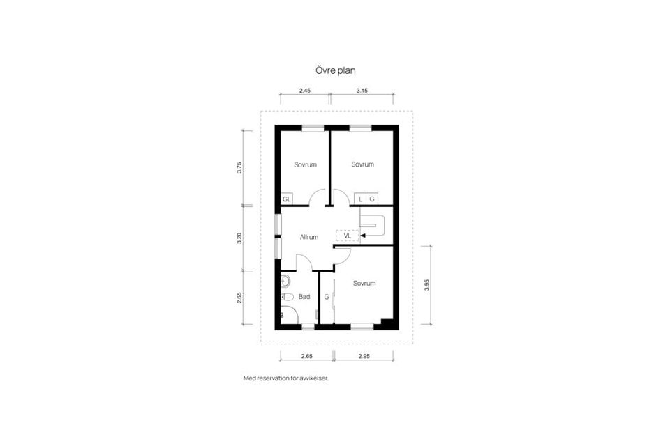Radhus, Toverud 104, Rud Hammarö, Hammarö