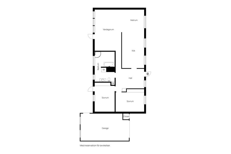 Villa, Klockarevägen 9, Fristad, Borås