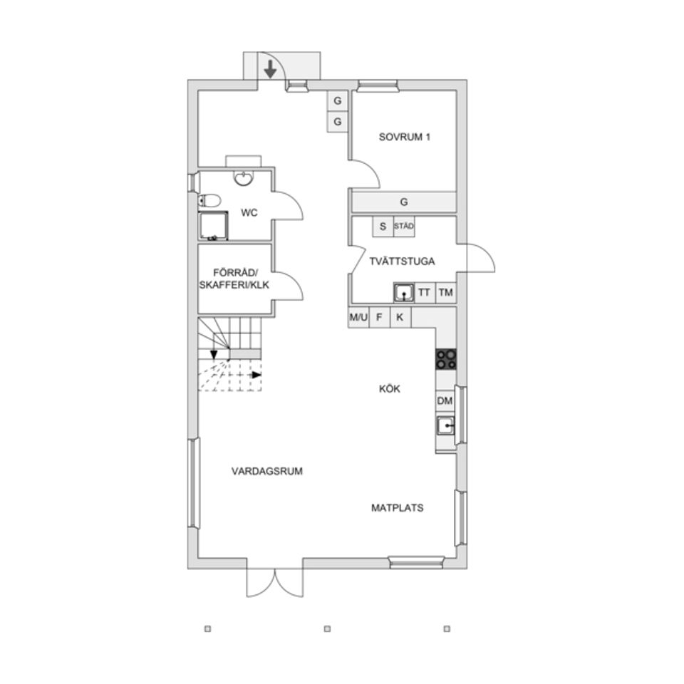 Villa, Västra Järnvägsgatan 21C, Svartbäcken, Uppsala
