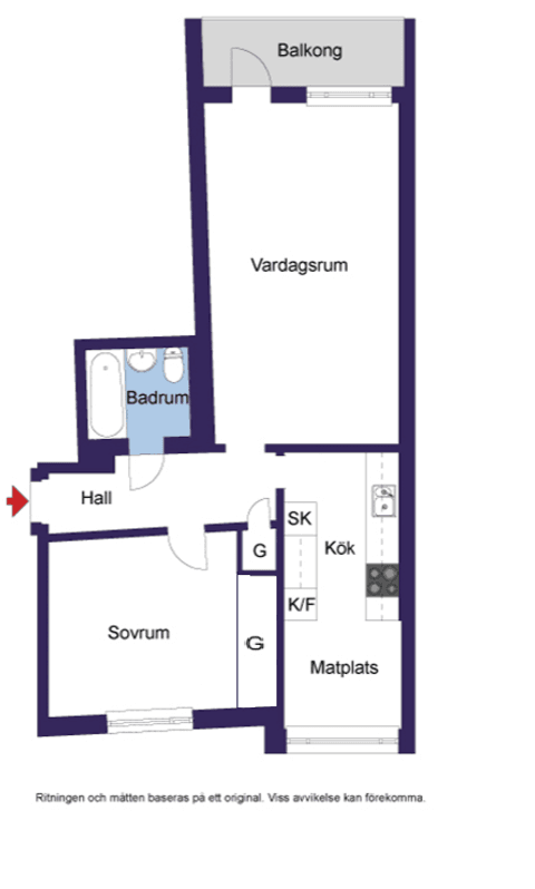 Bostadsrätt, Rondellen 2, Kallhäll, Järfälla