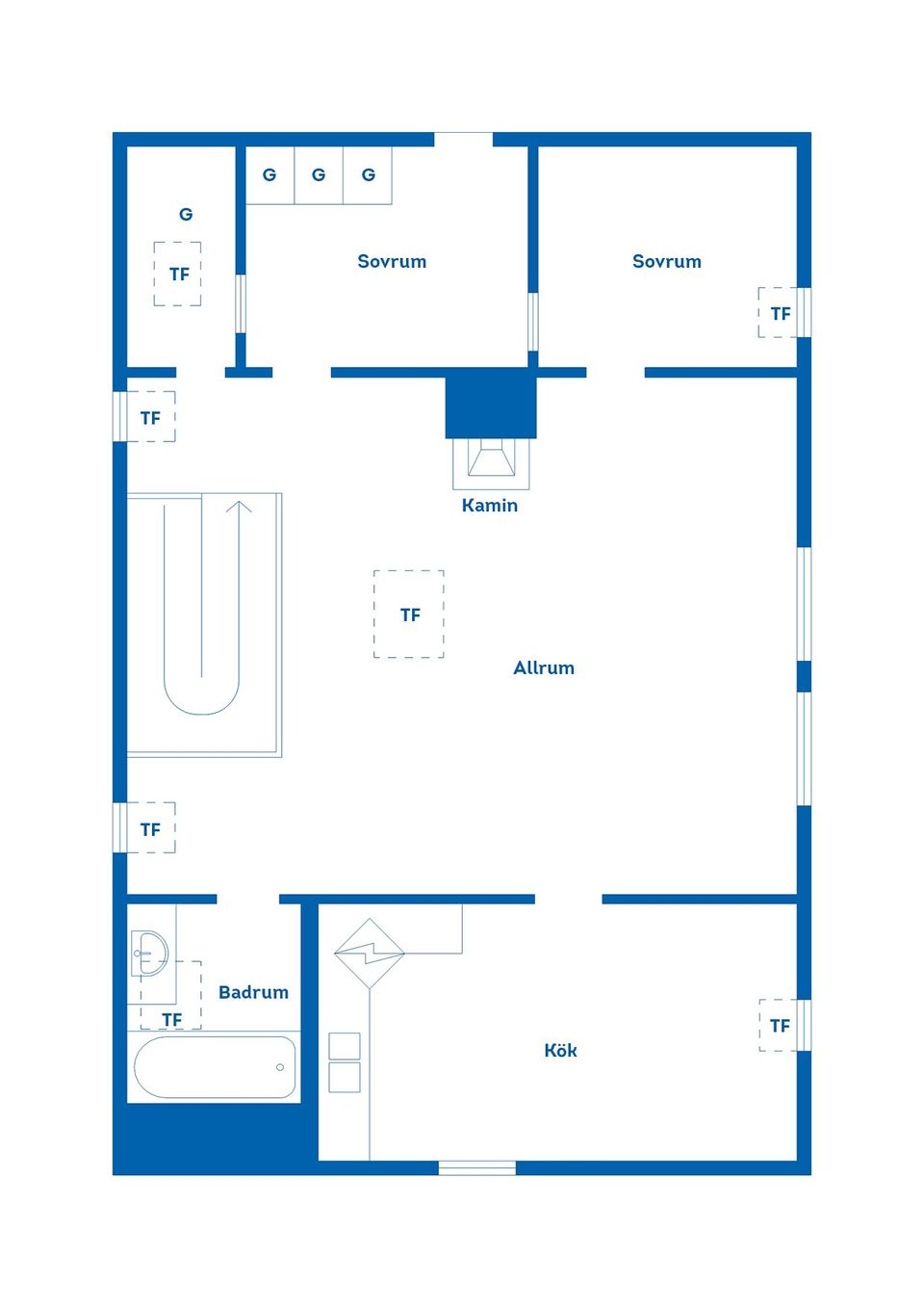 Bostadsrätt, Nygatan 16, Mariefred, Strängnäs