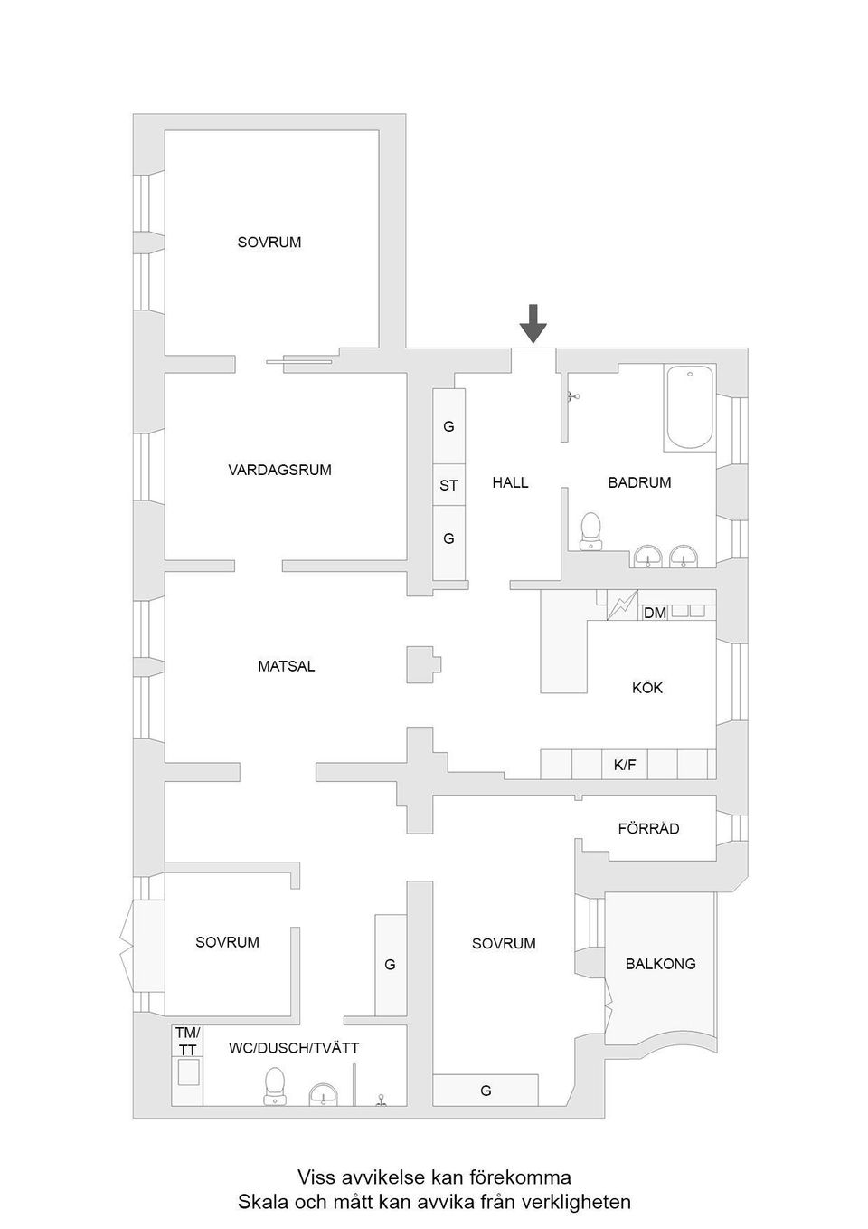Bostadsrätt, Hörngatan 5A, Centralt, Norrköping