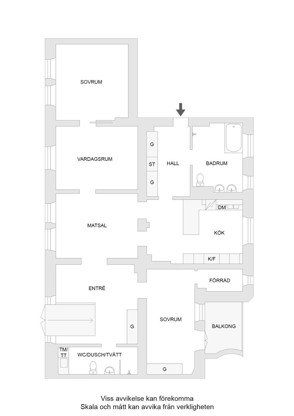Bostadsrätt, Hörngatan 5A, Centralt, Norrköping
