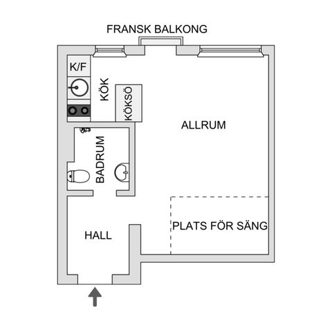 Bostadsrätt, Rosenbergsgatan 9, Liljeholmen, Jönköping