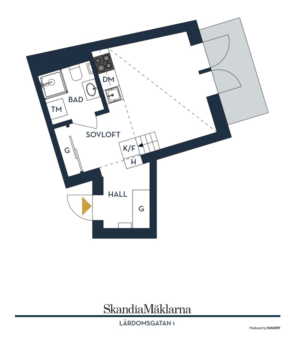 Bostadsrätt, Lärdomsgatan 1, Vallastaden, Linköping