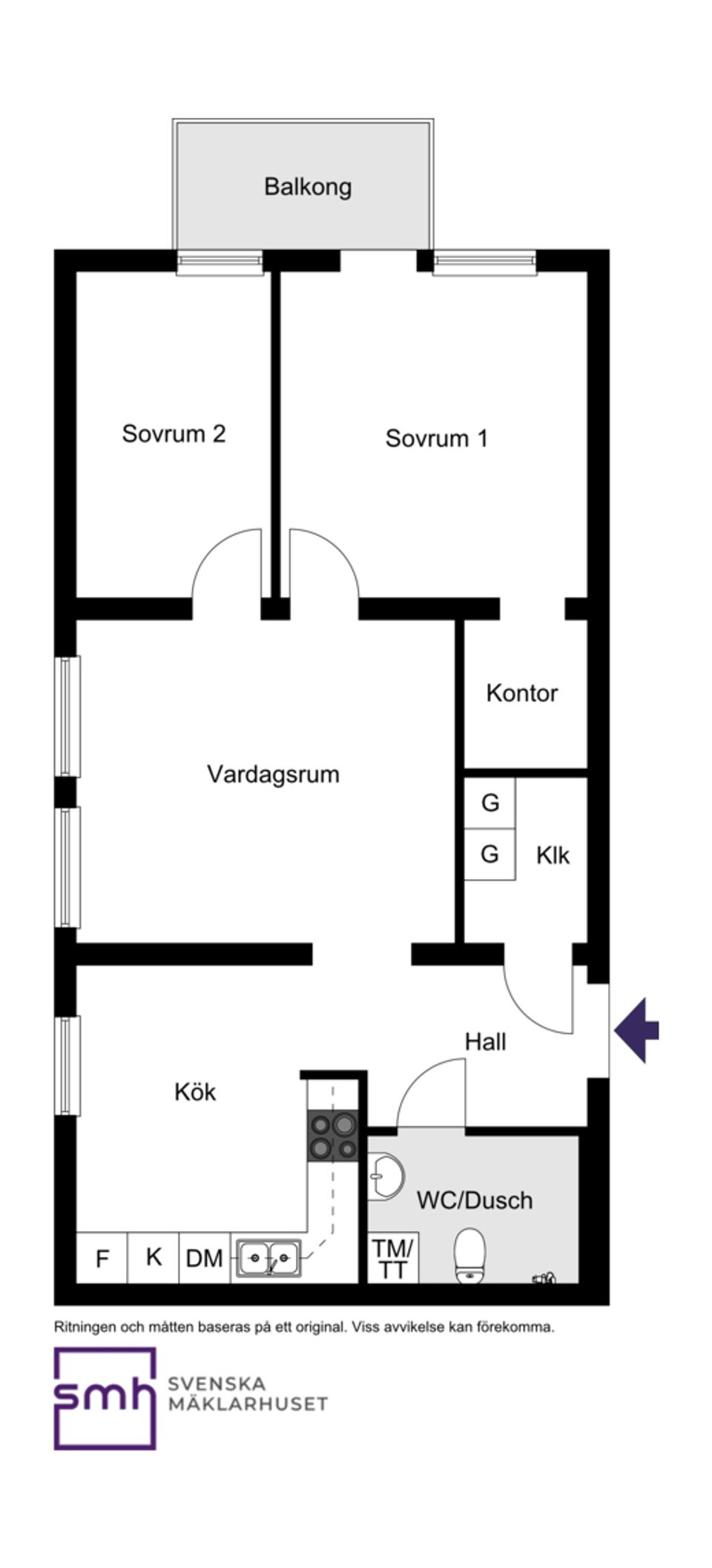 Bostadsrätt, Klockhammarsgränd 2, Hagsätra, Stockholm
