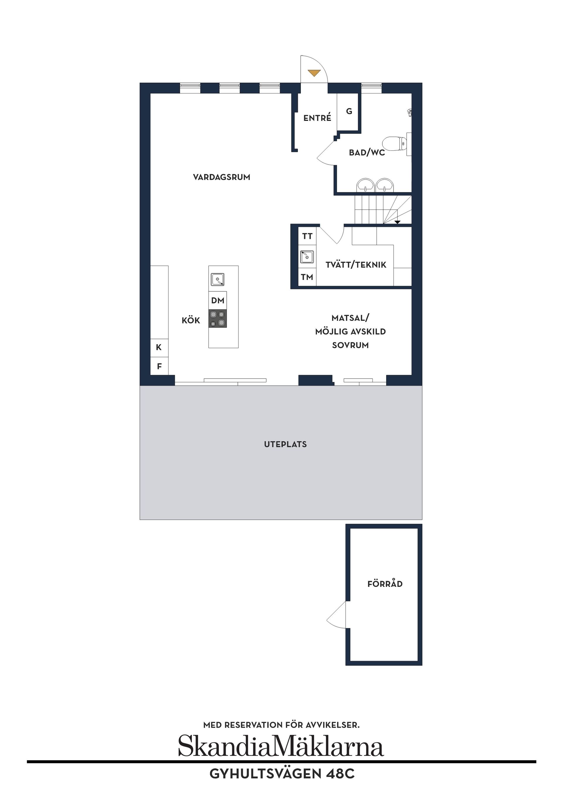 Radhus, Gyhultsvägen 48C, Maria Park, Helsingborg