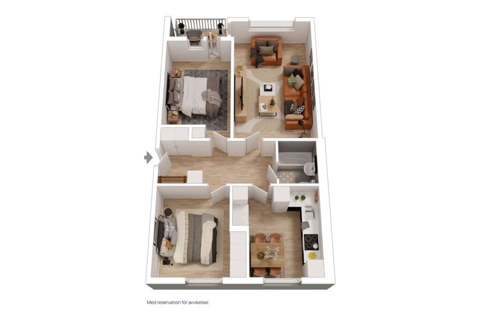 Bostadsrätt, Hjälmarvägen 1, Almby, Örebro