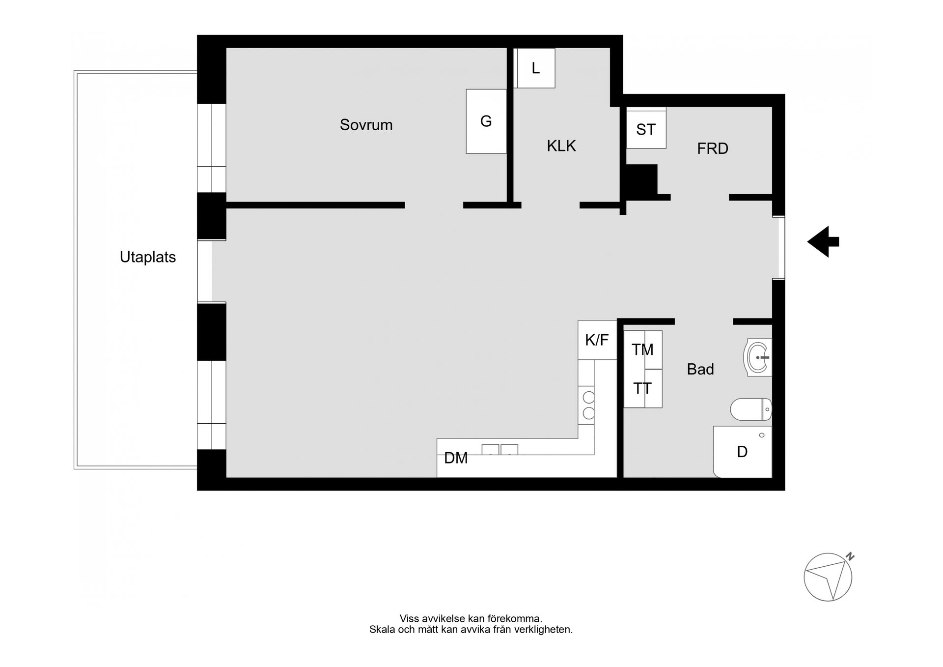 Bostadsrätt, Råbyvägen 41, Kvarngärdet, Uppsala