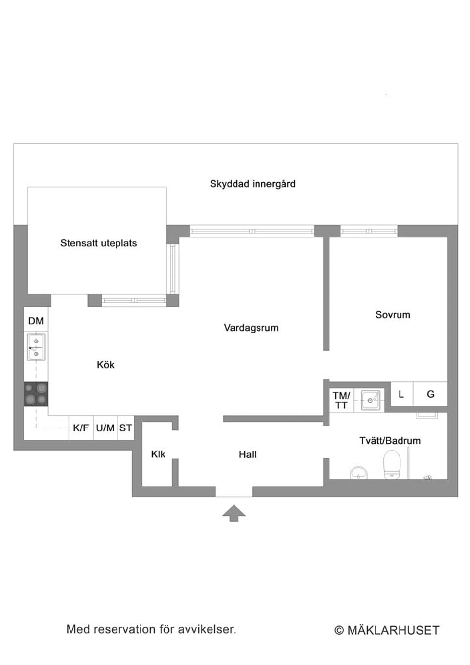 Bostadsrätt, Västra Holmgatan 24D, Kålgården, Jönköping