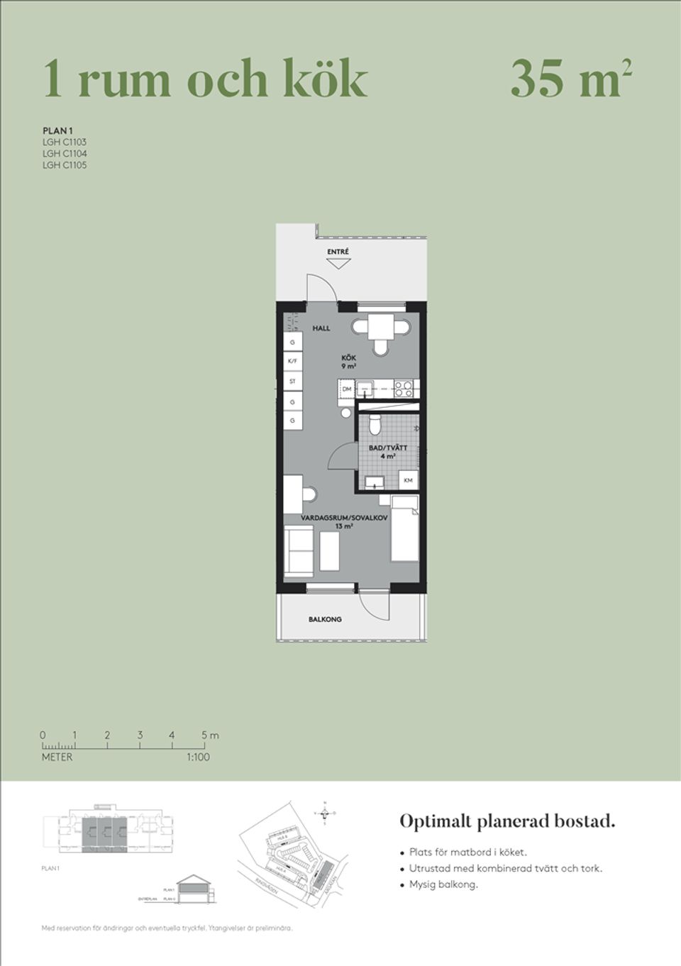 Bostadsrätt, Ringvägen, lgh C1105, Gammelbyn, Östhammar