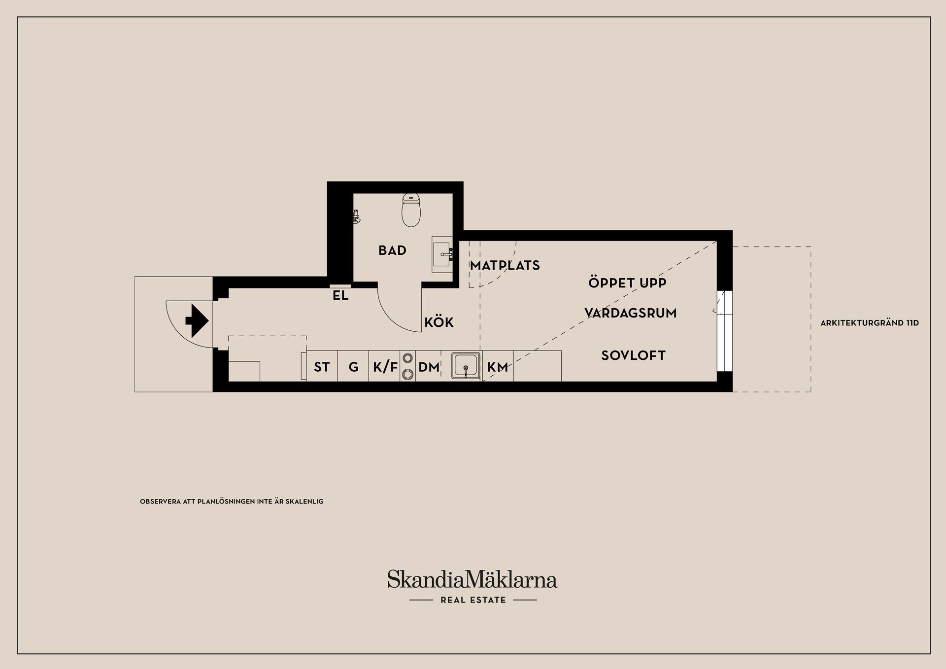 Bostadsrätt, Arkitekturgränd 11D, Vallastaden, Linköping