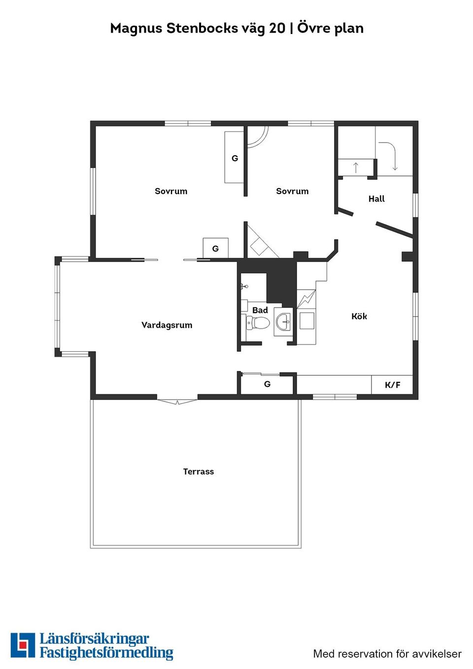 Villa, Magnus Stenbocks väg 20, Väster, Halmstad