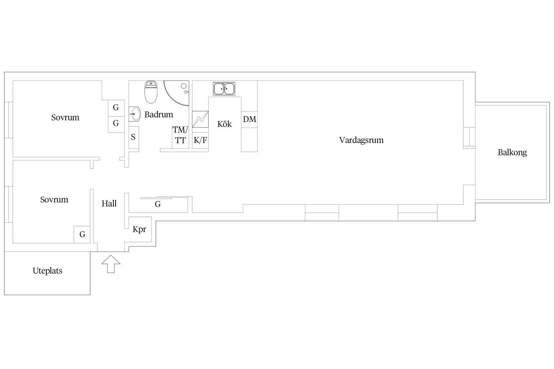 Bostadsrätt, Tallkrogsvägen 8A, Enskede, Stockholm