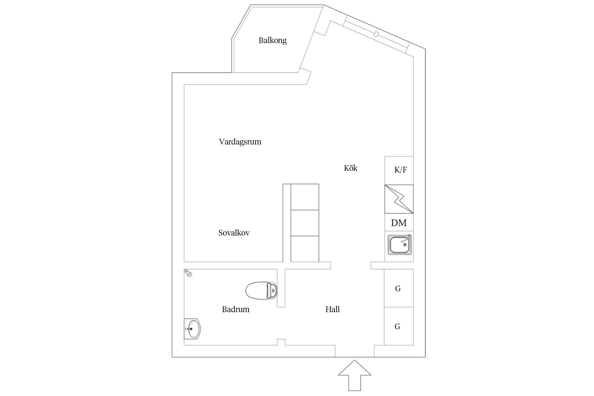 Bostadsrätt, Wennerbergsgatan 6B, 5tr, Kungsholmen - Marieberg, Stockholm