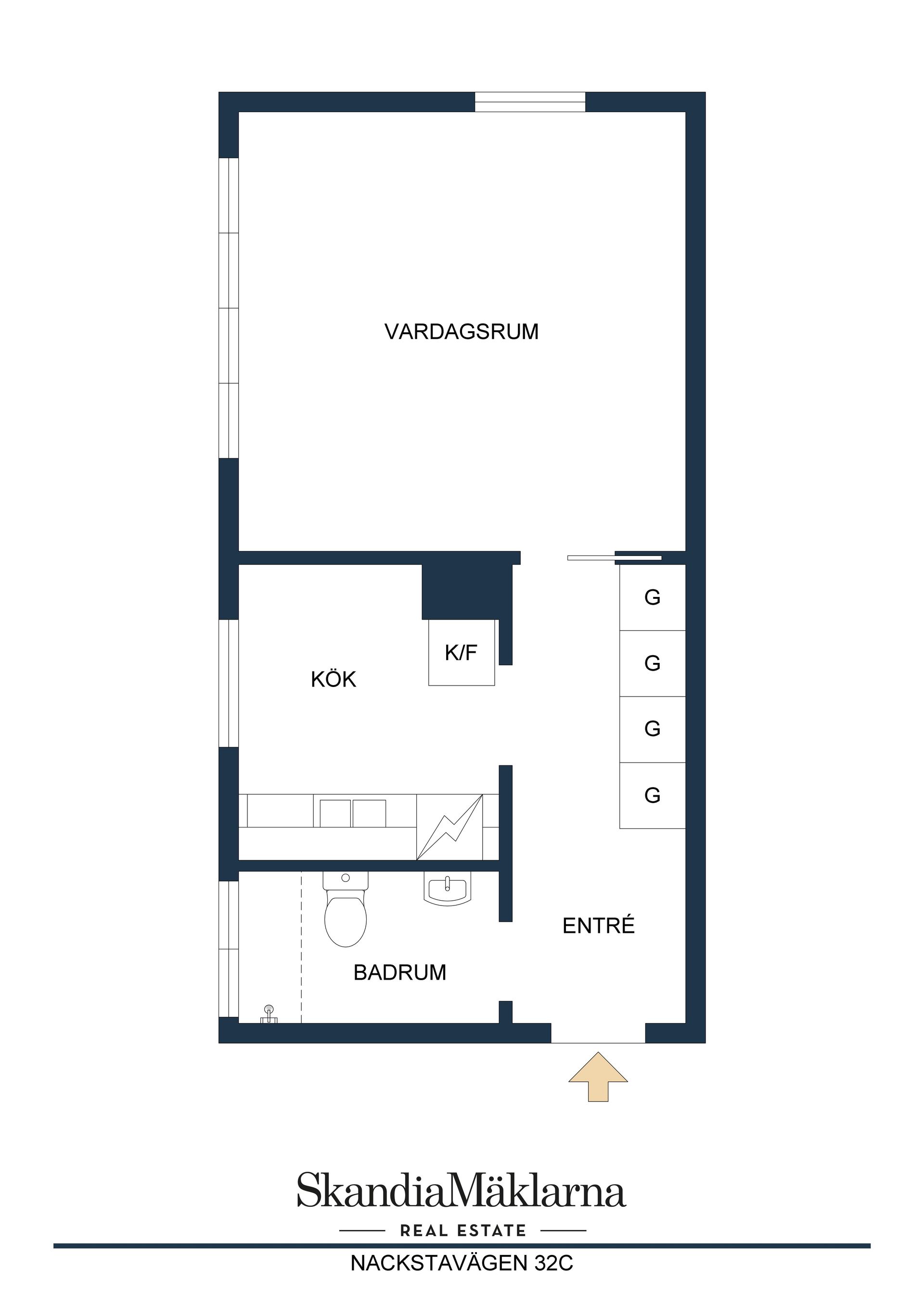 Bostadsrätt, Nackstavägen 32C, Nacksta, Sundsvall