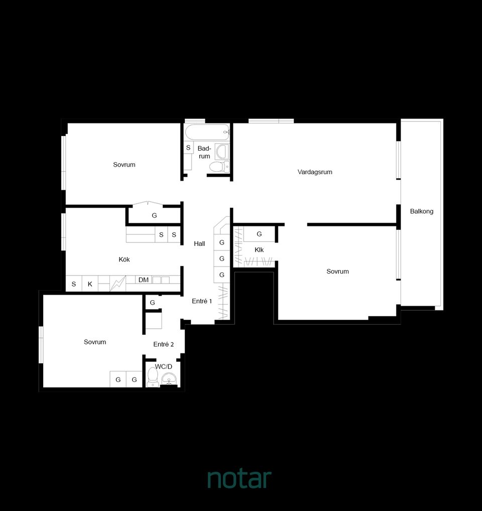 Bostadsrätt, Skolgatan 7C, Gottfridsberg, Linköping