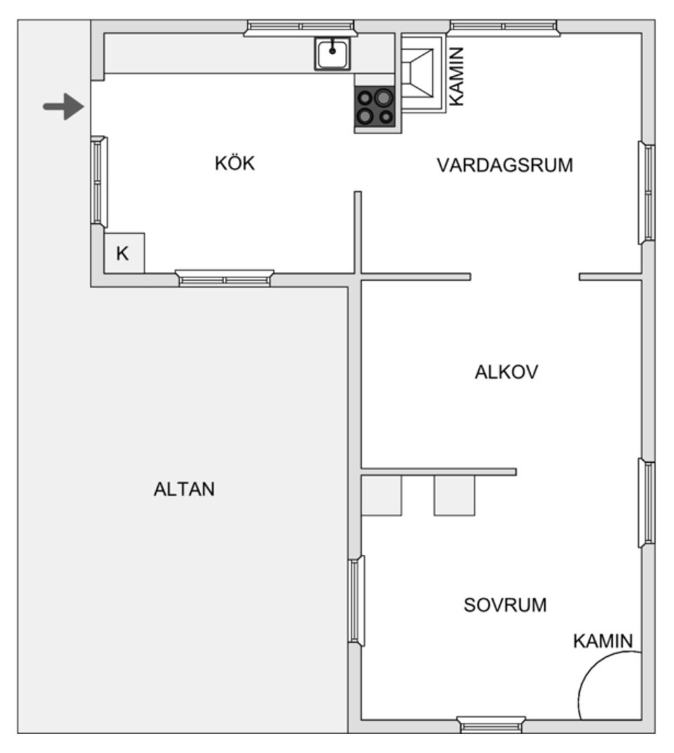Fritidshus, Fälesön 92, Nyborgs skärgård, Kalix