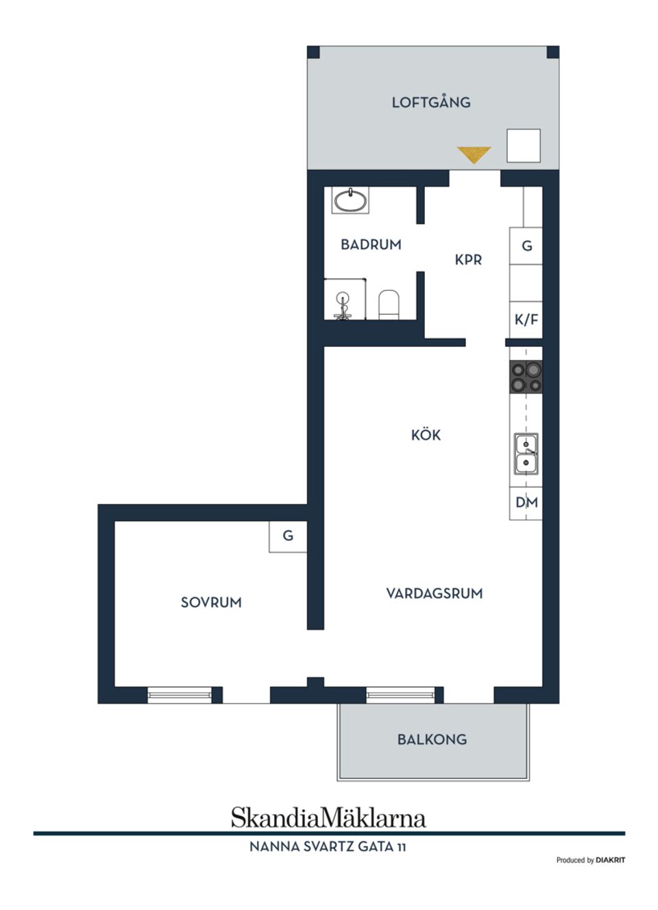 Bostadsrätt, Nanna Svartz gata 11, Vallastaden, Linköping