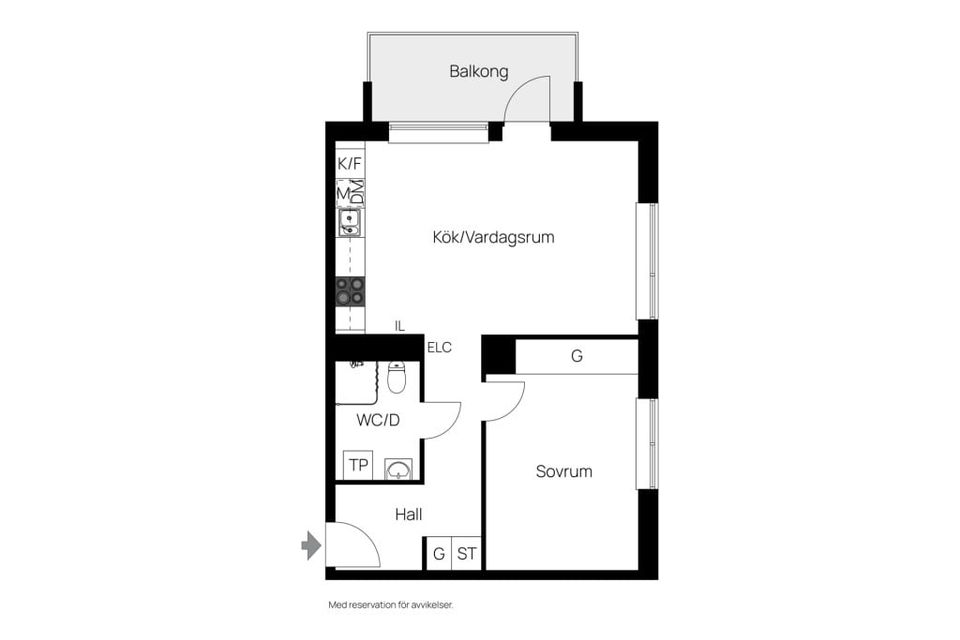 Bostadsrätt, Albert Engströmsgatan 2H, Gränby, Uppsala