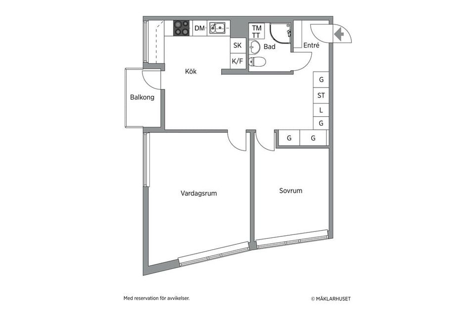 Bostadsrätt, Fagottgatan 4, 12 tr, Ruddalen, Göteborg