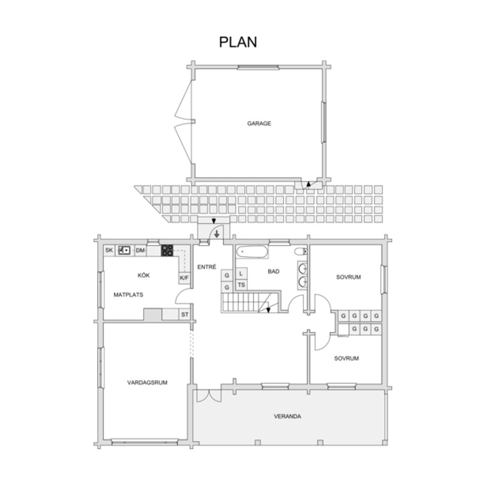 Villa, Trollskuruvägen 22, Rättvik