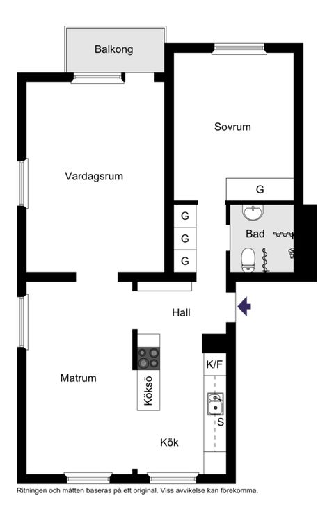 Bostadsrätt, Skogsvägen 8A, Kristianstad - Parkstaden, Kristianstad