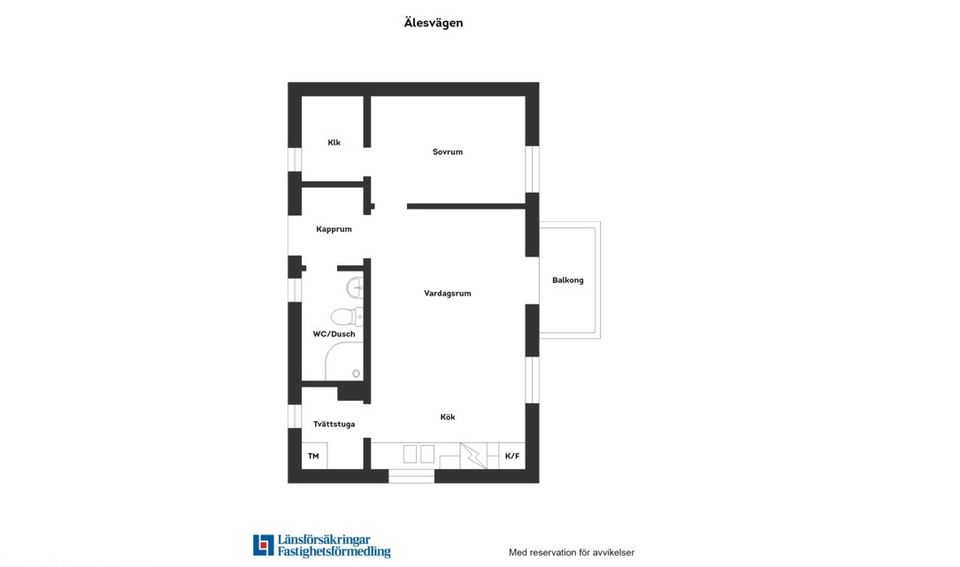 Bostadsrätt, Älesvägen 14F, Vallås, Halmstad