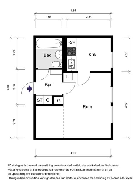 Bostadsrätt, Malmvägen 16A, Sollentuna Centrum, Sollentuna