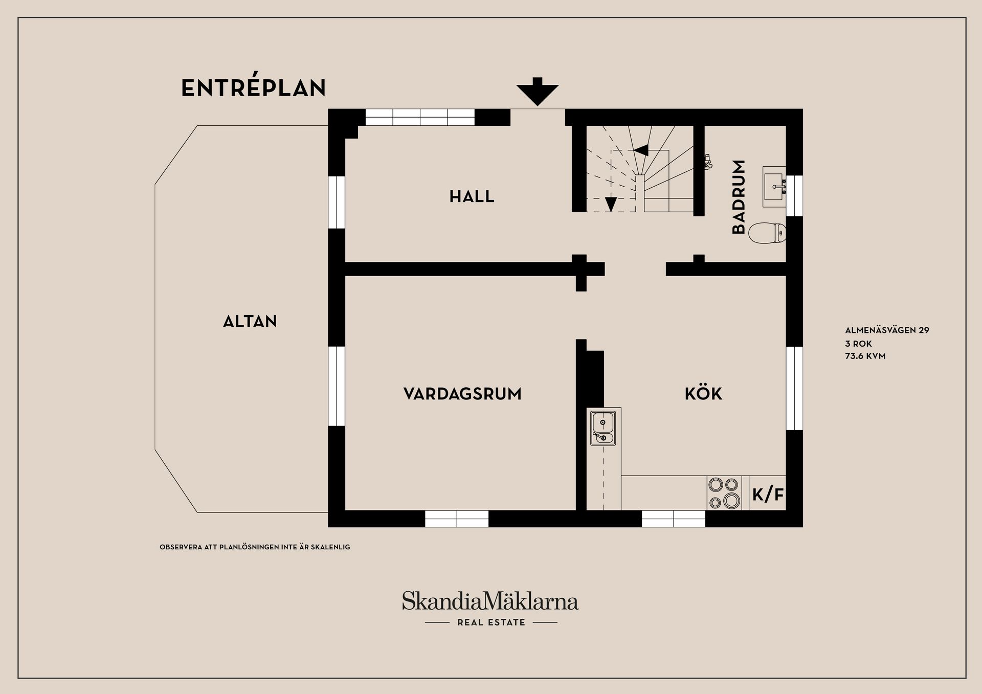 Villa, Almenäsvägen 29, Ryda, Borås