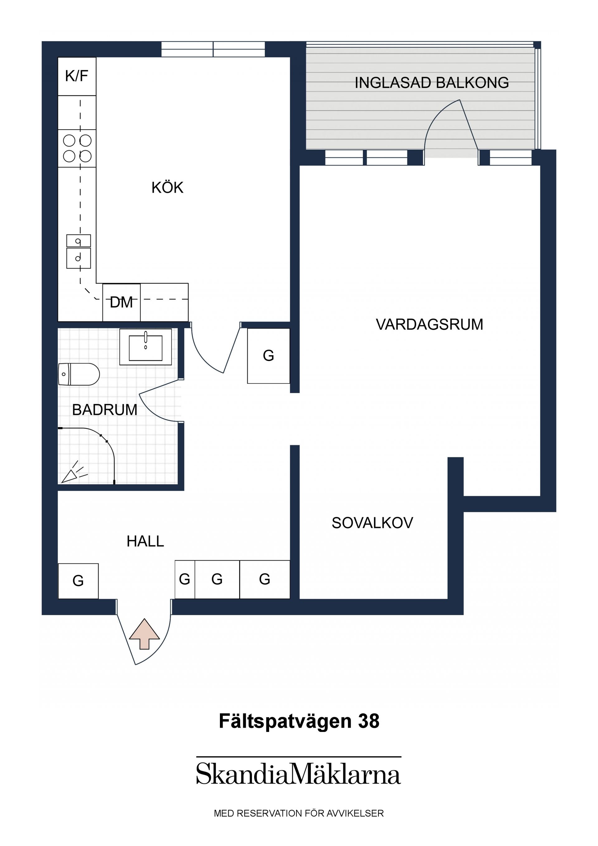 Bostadsrätt, Fältspatvägen 38, Sätra, Gävle