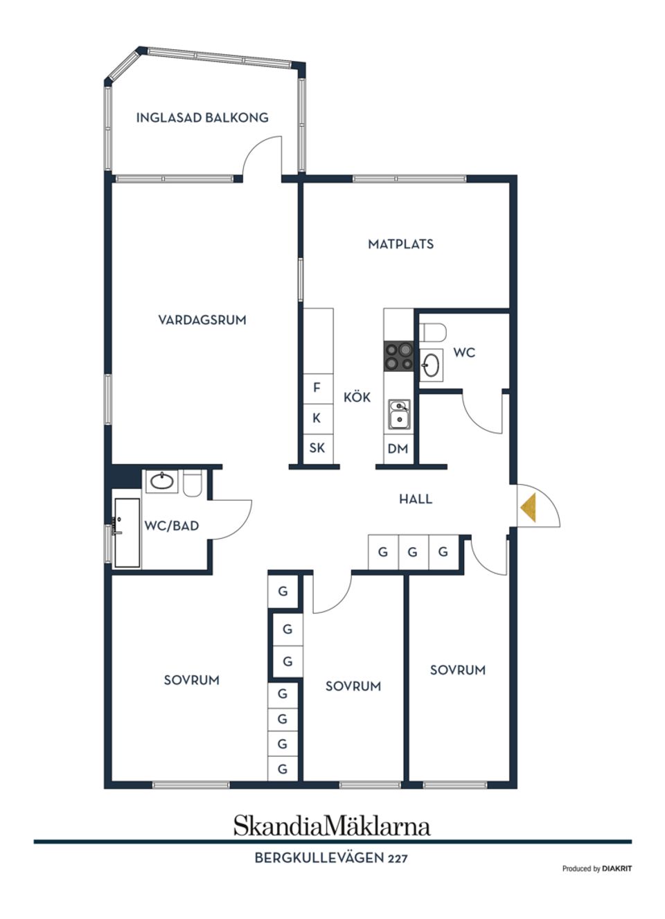 Bostadsrätt, Bergkullevägen 227, Sylte, Trollhättan
