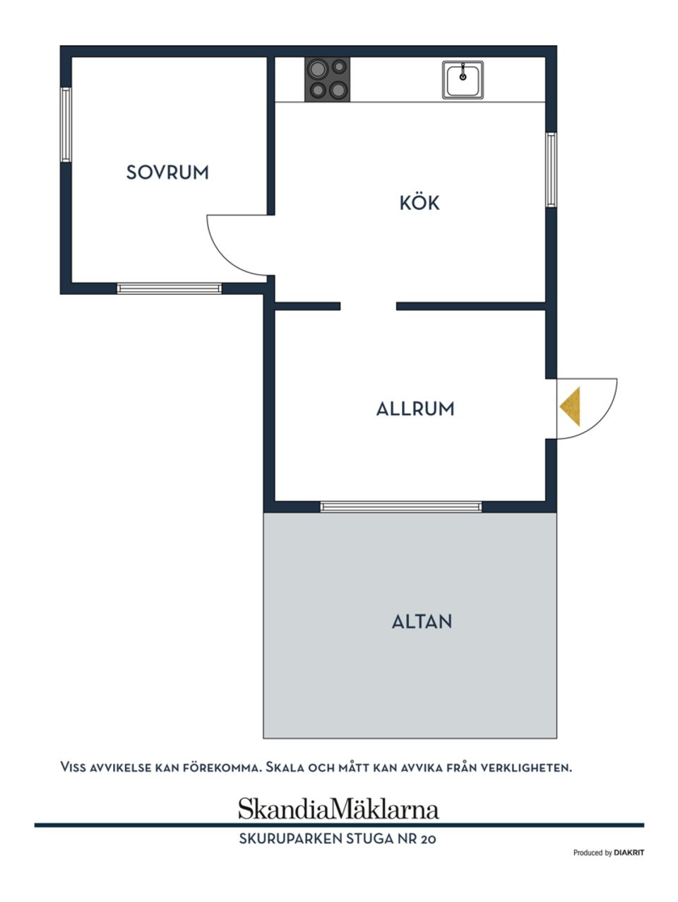 Fritidshus, Skuruparken Stuga nr 20 , Skuru, Nacka