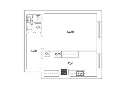 Bostadsrätt, Östra Stallmästaregatan 3B, Slottsstaden, Malmö