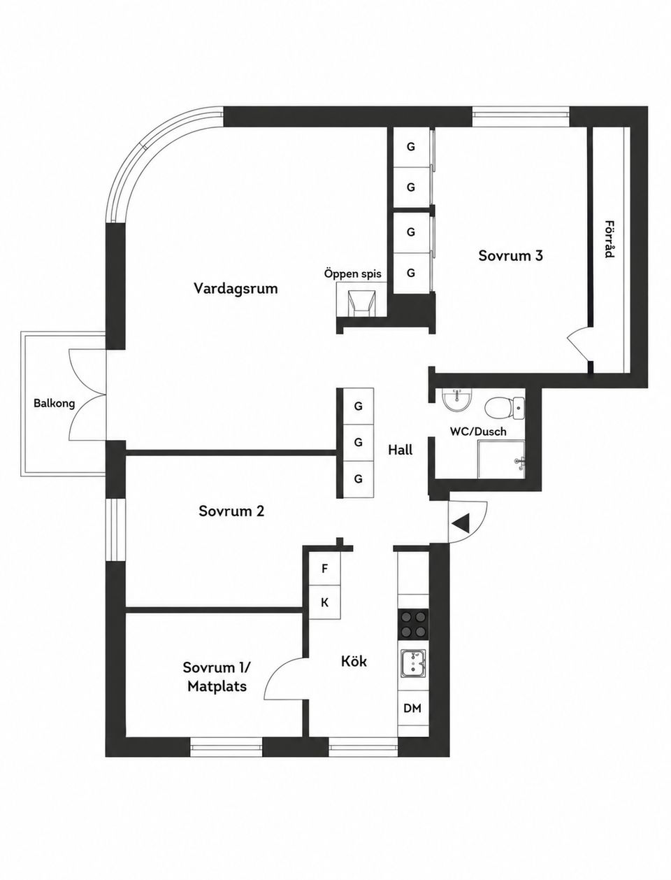 Bostadsrätt, Köpmangatan 53A, Östersund Centrum, Östersund