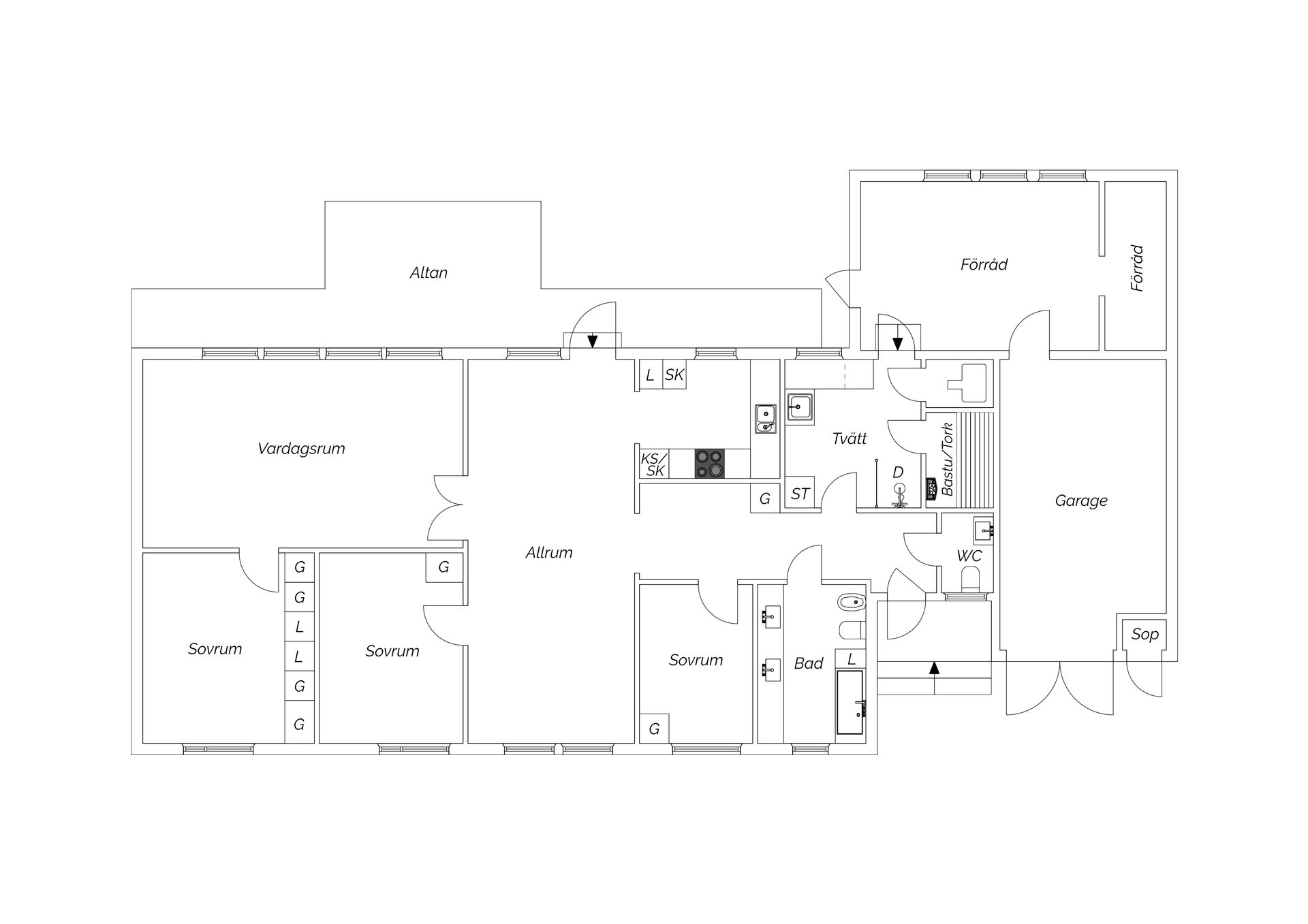 Villa, Badhusvägen 23, Ånge