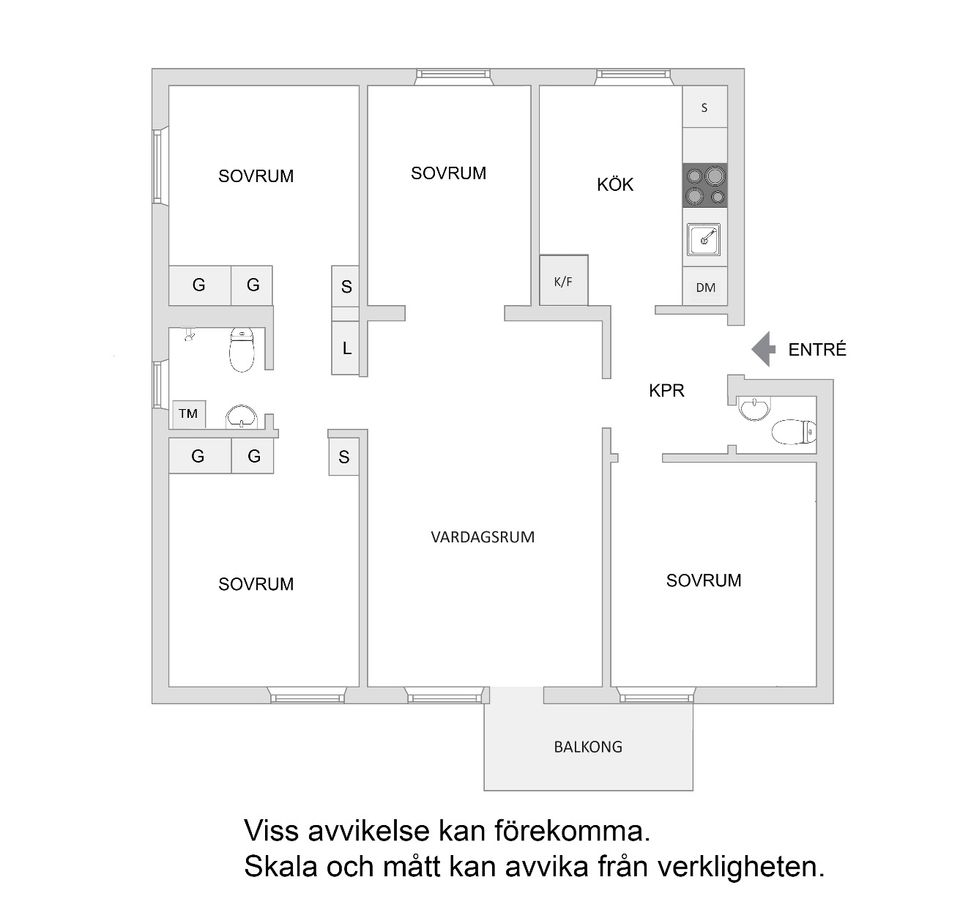 Bostadsrätt, Borensvägen 33C, Årsta, Stockholm