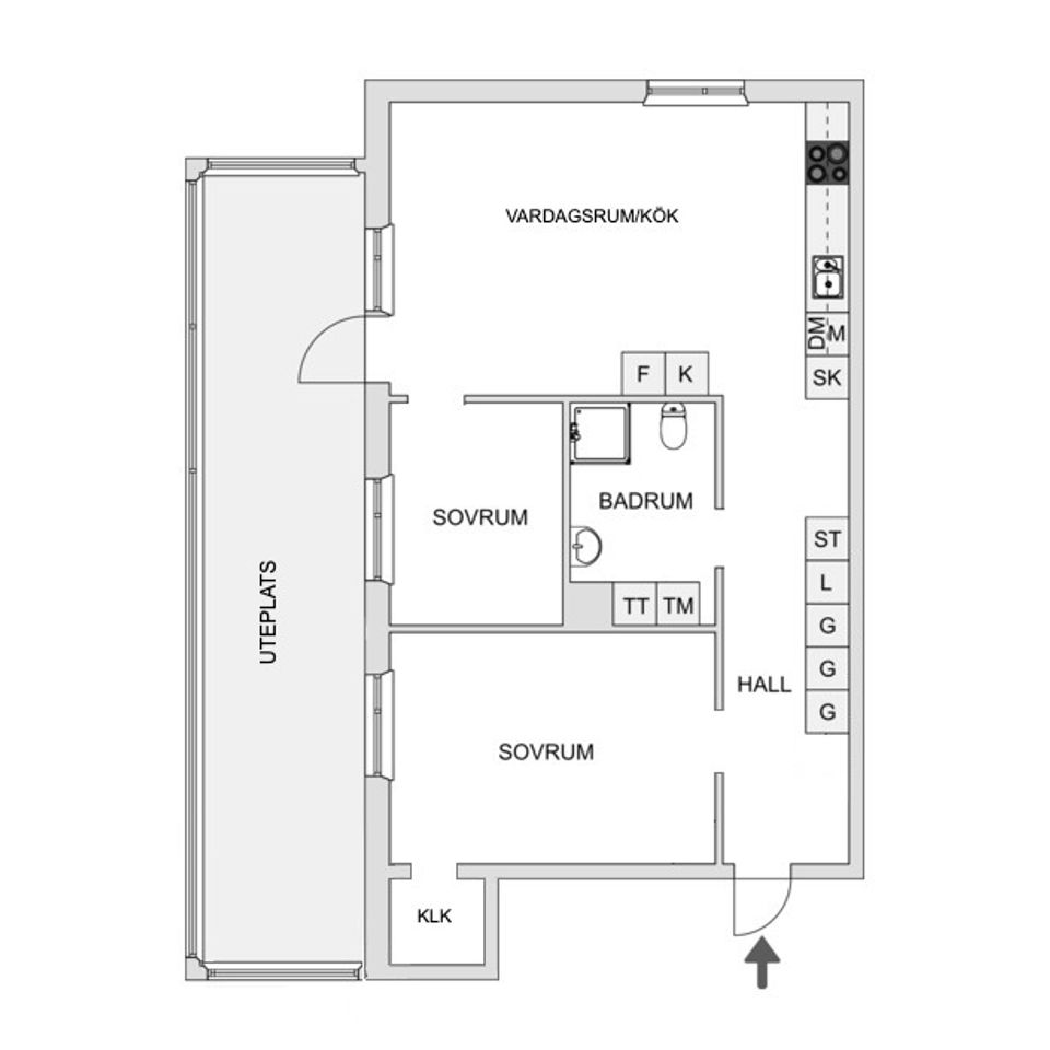 Bostadsrätt, Backadalsstigen 2B, Bergsäter, Borås