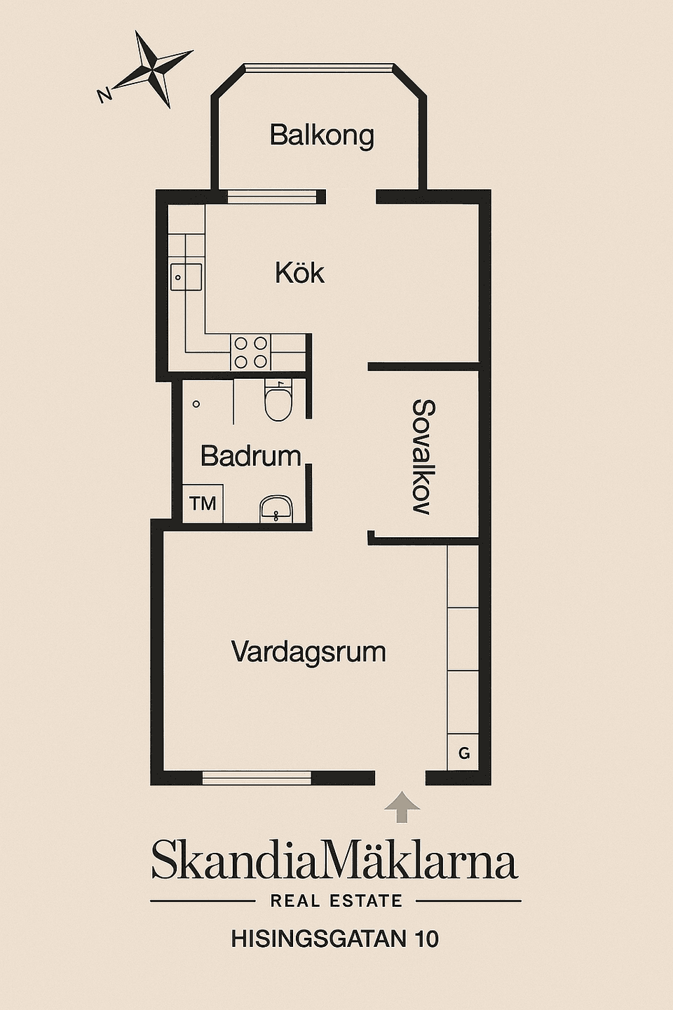 Bostadsrätt, Hisingsgatan 10, Centrala Hisingen - Kvillebäcken, Göteborg