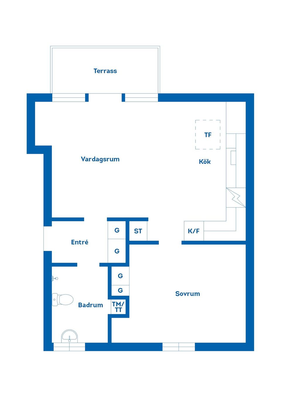 Bostadsrätt, Bielkegatan 2C, Centralt, Linköping