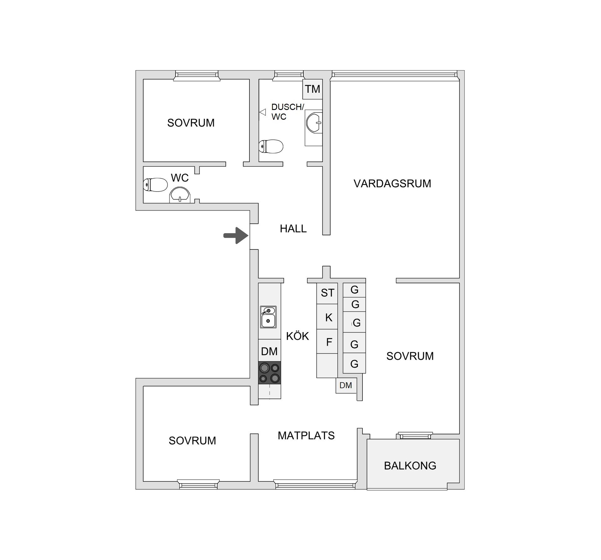 Bostadsrätt, Ekholmsvägen 42B, Ekholmen, Linköping