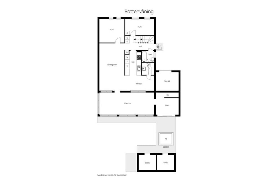 Radhus, Flöjtgatan 3, Gånsviksdalen, Härnösand