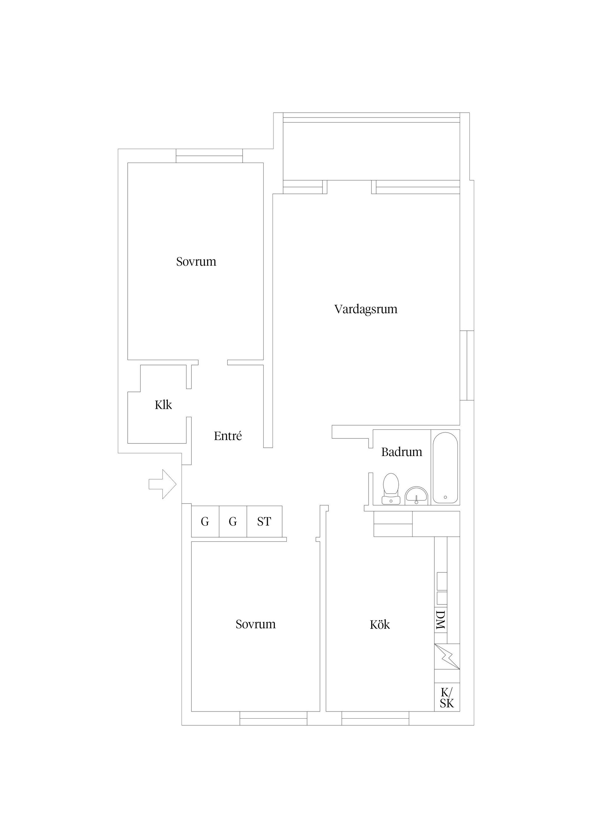 Bostadsrätt, Klockhusgatan 3A, Skälby , Kalmar