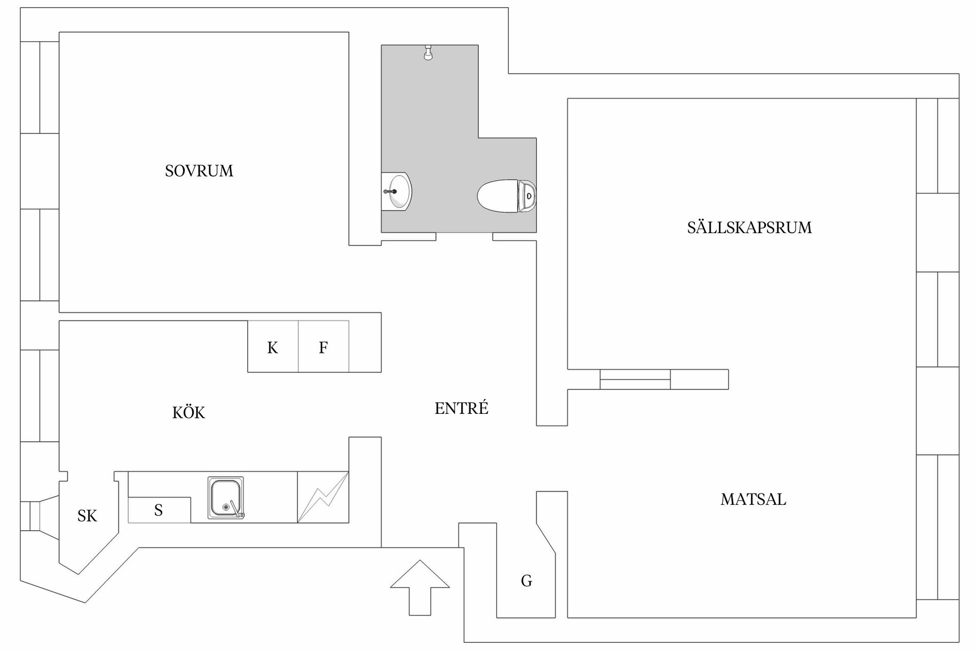 Bostadsrätt, Fredmansgatan 3A, Rörsjöstaden, Malmö