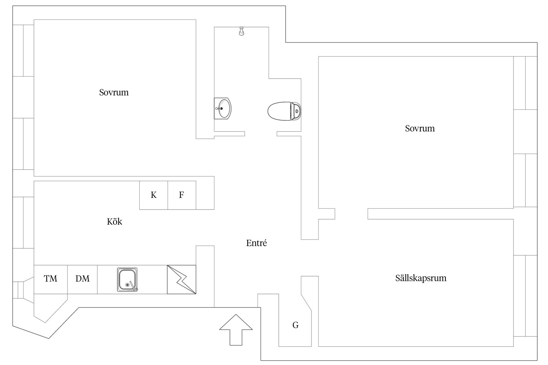 Bostadsrätt, Fredmansgatan 3A, Rörsjöstaden, Malmö