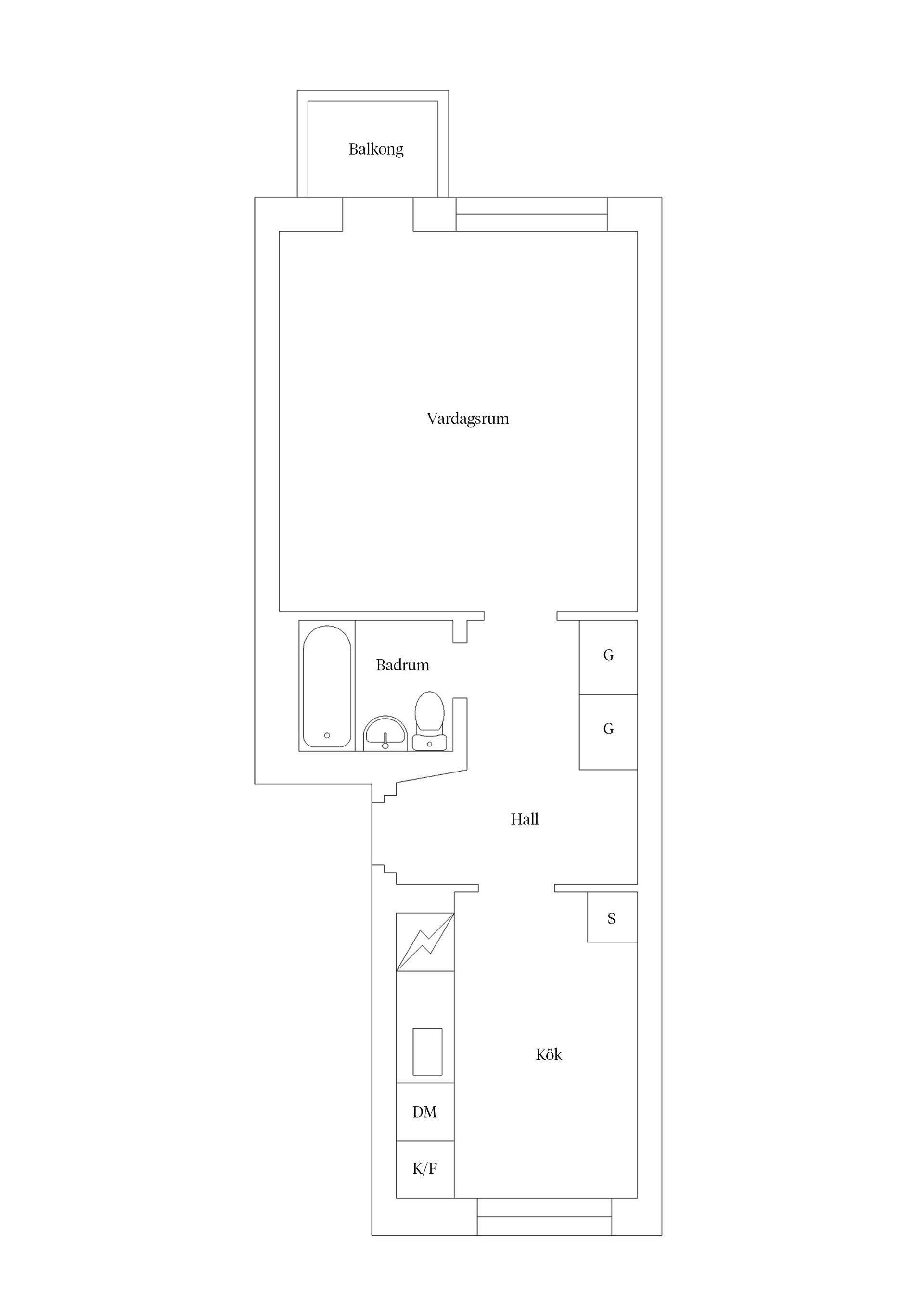 Bostadsrätt, Liljegatan 6B, Fålhagen, Uppsala