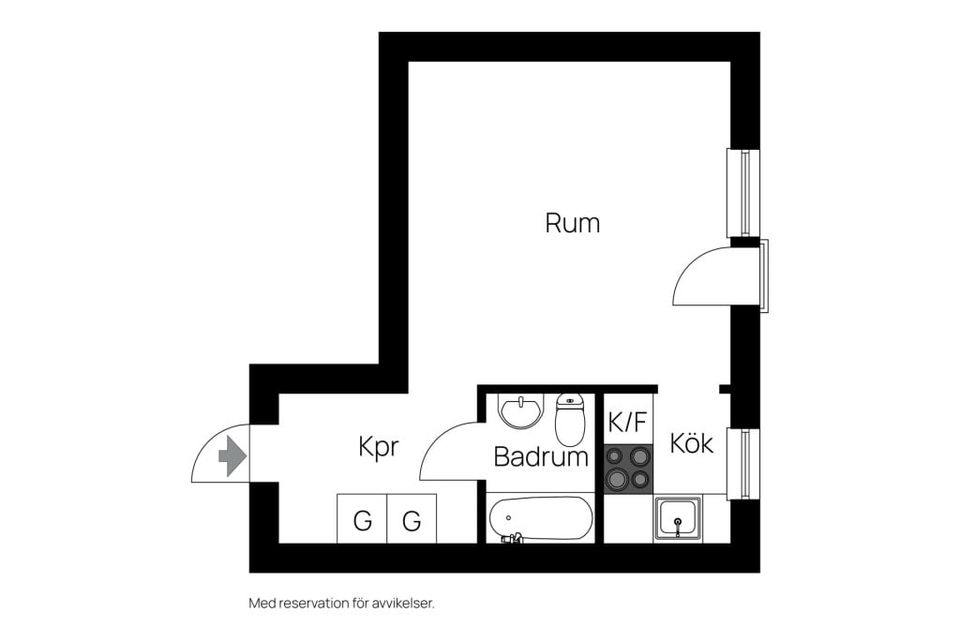 Bostadsrätt, Kungsvägen 1, Haga, Sundsvall