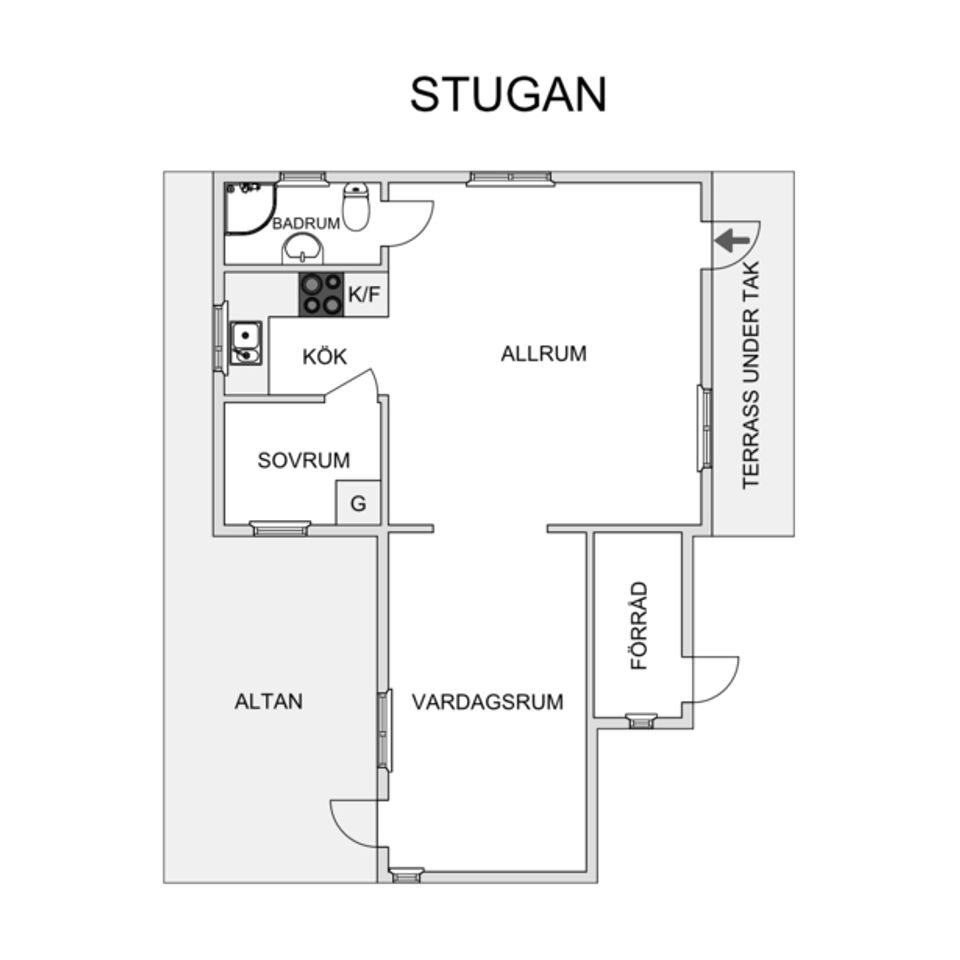 Villa, Sporda Källeruddsvägen 1, Sporda Källerudd, Gislaved